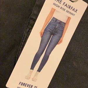 Super Skinny High Rise Denim